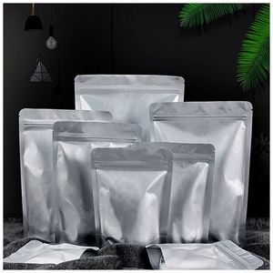 Bolsas con cierre de cremallera resellables de papel de aluminio de gran tamaño de 100 piezas, sellado térmico a largo plazo para embalaje de goma de mascar, almacenamiento de alimentos - Product Image 2