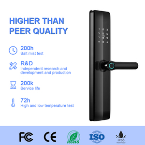 Cerradura Inteligente NFC con Reconocimiento de Huella Dactilar, Impermeable, Biométrica, con Conectividad WIFI, Venta al por Mayor de Fábrica, Nube - Product Image 3