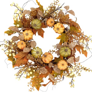 Couronne florale d'été tendance : Bouquet <span class=keywords><strong>de</strong></span> fleurs artificielles Lilas, Pétunia, Bougainvillier, Cœur, Crème, Ailes, style Bauble et Panier - Product Image 2