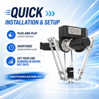 Haute vitesse 4 axes programmable tri des aliments emballage automatisation bras Dessert chocolat pâtisserie biscuit gâteau Delta Robot