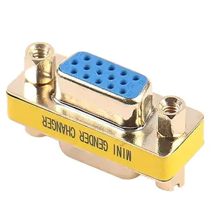 HD15 VGA SVGA Female to Female Gender Changer Coupler Adapter