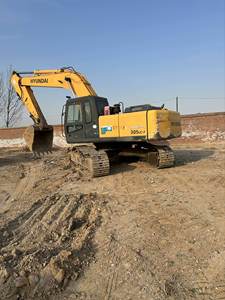 Escavatore Hyundai R305-7 con Motore Cummins, Peso Operativo 30 Tonnellate, Pompa Idraulica e Motore del Cambio con Cuscinetti - Product Image 4