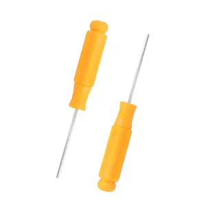 Mini tournevis magnétique 2mm H2.0 poignée Orange en plastique vis hexagonale manuelle de qualité industrielle RC jouet voiture 100 pièces quantité minimale de commande