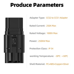 Feyree อะแดปเตอร์ที่ชาร์จ EV FYE33ใหม่ CCS2ไปยัง CCS1สถานีชาร์จเร็ว250kW AC + DC - Product Image 3