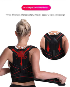 Gilet Correttore di Postura, Migliora la Postura, Fornisce Supporto Lombare, Supporto per <span class=keywords><strong>Spalle</strong></span> e Schiena, Raddrizzatore Posturale - Product Image 3