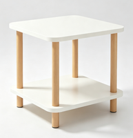 Beistelltisch, Kleiner Couchtisch & Nachttisch, Mini-Teetisch für Wohnzimmer, Schlafzimmer, Neben dem Sofa