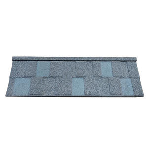 Matériaux de toiture de bâtiment de bonne qualité Tuiles de bardeaux d'acier enduits de pierre de couleur de résine synthétique - Product Image 3