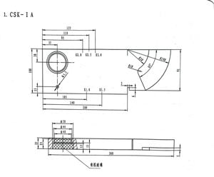 UT kalibrasyon blokları metre <span class=keywords><strong>Test</strong></span> bloğu V1 IIW tipi 1 IIW tipi 2 - Product Image 6