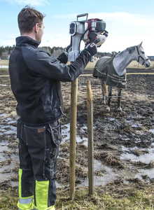 4 שבץ 1000w באיכות גבוהה ערימת בנזין מכונת ערימה יד נייד יד החזיק ערימה פוסט נהג עץ שתילה חור מטען - Product Image 6