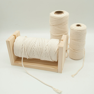 Organisateur de support de cordon en bois de pin rectangulaire écologique avec distributeur de fil pour <span class=keywords><strong>bobine</strong></span> de <span class=keywords><strong>macramé</strong></span> DIY Craft Supply - Product Image 1
