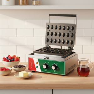 Machine à gaufres et crêpes multifonctionnelle électrique commerciale pour noix et œufs, appareil à faire des gaufres aux fruits et aux noix - Product Image 2