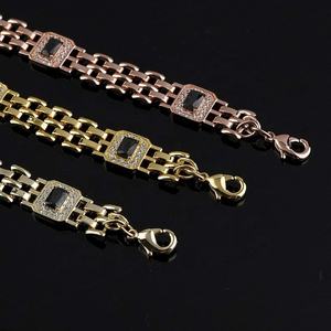 Collar de Moda al por Mayor para Mujer, Collar de Acero Inoxidable para Hombre, Oro de 14k - Product Image 3