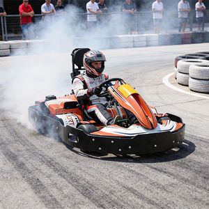 Karting commercial Vortkart pour parc d'attractions, 1 place, essence, 200cc, avec pédale de frein réglable pour enfants - Product Image 1