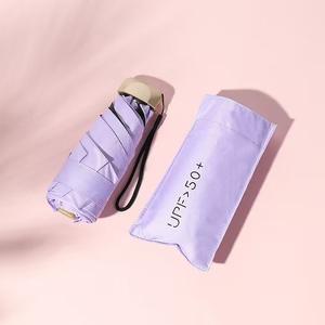 Parapluie miniature personnalisé à 5 plis, matériau 190T, impression UV, style moderne minimaliste, taille de téléphone portable, ouverture manuelle, parapluies de voyage - Product Image 6