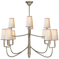 Lampe suspendue LED de style rétro vintage YH, grande lampe en laiton antique noire, adaptée à la salle à manger, lustre de cuisine