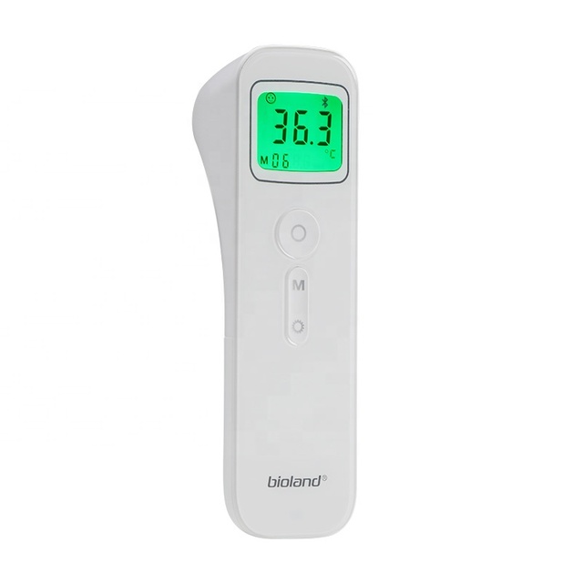 Bioland High Accuracy Infrared Digital Medical Non-contact Bluetooths Forehead Thermometer Wireless Thermometer