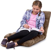 Fauteuil de sol réglable à cinq positions avec cordon en Polyester, pliable, idéal pour la méditation, les jeux et les loisirs, offre spéciale