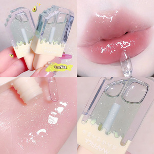 MAFFICK-brillo de labios popsicle, crema de hielo hidratante <span class=keywords><strong>con</strong></span> sabor a fruta, brillo de labios, cristal en capas, brillo de labios transparente - Product Image 3