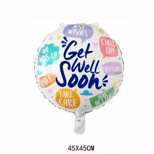 Palloncino in Foil Rotondo da 18 Pollici 'Get Well Soon' per Compleanno, Palloncini per Augurare Pronta Guarigione, Decorazioni per Feste di Celebrazione Familiare - Product Image 6