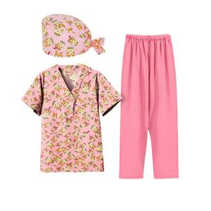 Ensemble <span class=keywords><strong>de</strong></span> blouses d'hôpital pour femmes, coloré et amusant, pour infirmières pédiatriques et personnel <span class=keywords><strong>de</strong></span> soins aux enfants, avec des imprimés <span class=keywords><strong>de</strong></span> dessins animés amusants - Product Image 3
