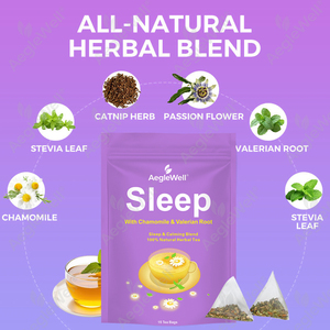 Thé de nuit traditionnel biologique Aegelwell avec racine de valériane pour favoriser la relaxation <span class=keywords><strong>et</strong></span> un bon <span class=keywords><strong>sommeil</strong></span> - Product Image 2