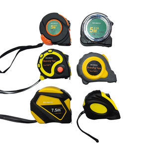 GOLDMOON-herramientas de construcción de color naranja, 5 m, <span class=keywords><strong>7</strong></span>,5 metros, agarre eléctrico, cinta métrica de acero personalizada con nombre personalizado - Product Image 3