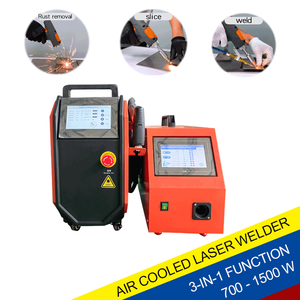 เครื่องเชื่อมเลเซอร์ขนาดเล็กแบบระบายความร้อนด้วยอากาศ 700W 1500W ปืนเชื่อมไฟเบอร์เลเซอร์แบบระบายความร้อนด้วยอากาศ สำหรับเชื่อมอะลูมิเนียมและทองแดง - Product Image 2
