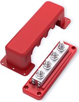 Barre omnibus robuste 600A en cuivre nickelé, bloc de distribution de puissance