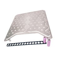 Conception de plaque de refroidissement liquide optimisée CFD Plaque de refroidissement en aluminium brasé personnalisée