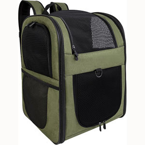 Free sample <b>Pet</b> Carrier Backpack, Waterproof PU Foldable Design with Light-Blocking Ventilation, TSA-Compliant Travel <b>Bag</b> - Product Image 6
