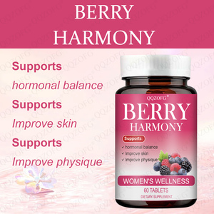 LDJ OEM Venta al por mayor Berry Harmony Tabletas 75mg 60 Píldora Extracto de soja Proantocianidina Vitamina para el equilibrio hormonal femenino - Product Image 4