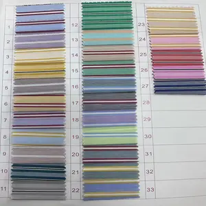 20D * 30S Solução Fio Tingido Pin Stripe Jacquard Poliamida <span class=keywords><strong>Nylon</strong></span> Viscose Tencel Lyocell Tecido Para Blusa Vestido - Product Image 1