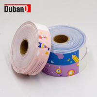 Bracelet QR code thermosensible jetable autocollant coloré en rouleau à impression libre pour enfants