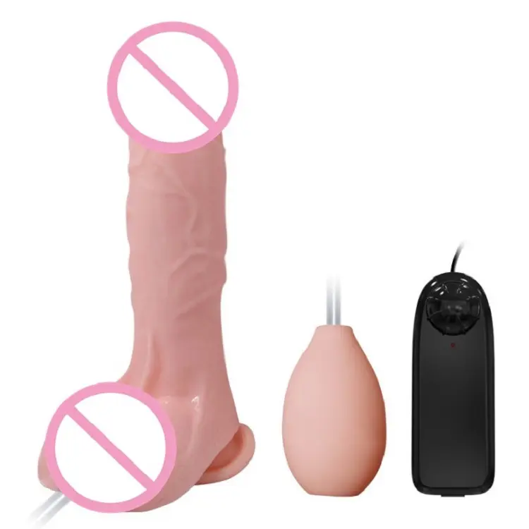 TPR Best Vibrating Big Penis Soft Artificial Orgasm Squirt Vibrators Dildo TPR Best Vibrating Big Penis Soft Artificial Orgasm Squirt Vibrators Dildo