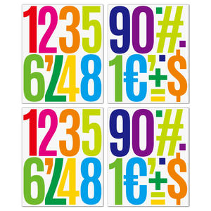 Benutzer definierte alphabetische und numerische Aufkleber Familie Geburtstags feier Dekoration für Auto Mailbox Wand Brief Aufkleber - Product Image 3