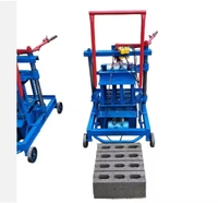 Petite machine mobile de fabrication de briques fabricant de blocs de béton manuel Construction nouvelle condition noyau moule composant ciment matière première