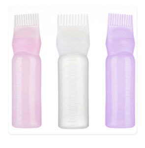 Botellas para Tinte de Cabello, Botellas para Solución de Permanente, Uso Doméstico y en Salón, Herramientas de Lavado Suavizantes, Peines Aplicadores de Medicamentos, Hechos de Material PP - Product Image 1