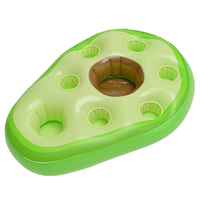 Plateau flottant gonflable pour boissons de piscine, support de boissons flottant pour fête et loisirs