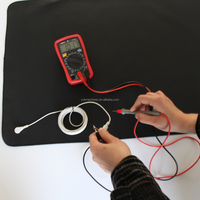 Tapis de mise à la terre conducteur avec cordon de sécurité pour ordinateur, bureau, maison et applications commerciales
