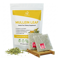 Nouveaux produits Chinaherbs : Sachets de thé naturel à base de molène certifiés GMP pour la purification des poumons et le soutien respiratoire