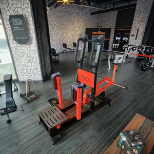 Machine d'abduction des hanches sur pied à charge de plaques en acier, pour l'entraînement des <span class=keywords><strong>cuisses</strong></span> externes et des fessiers, équipement de musculation professionnel, <span class=keywords><strong>direct</strong></span> usine - Product Image 1