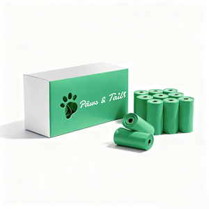 Nouvelles sacs de nettoyage pour déjections canines biodégradables à 100 %, respectueux de l'environnement, personnalisables, vente en gros 2025 - Product Image 2