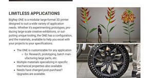 Impresora 3D de Gran Formato Antinsky BigRep ONE, Sistema de Materiales Abierto, Imprime Todos los Filamentos Compatibles, Impresora 3D Industrial - Product Image 5