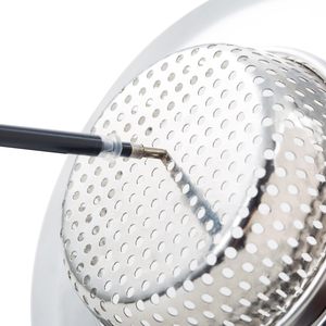 Moderno lavello da cucina filtro ampio bordo 4.5 \ "diametro <span class=keywords><strong>acciaio</strong></span> inox e Silicone <span class=keywords><strong>scolapasta</strong></span> - Product Image 2