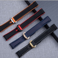 Bracelet de montre en nylon de luxe original JYD S517 19/20/21/22mm 1:1 pour montres OMEGA Speedmaster Seamaster 300