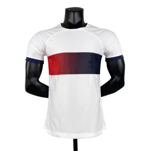 23-24 Football Jersey Hot Club Factory High Quality White Two Guest Short Sleeve Quick Drying Men's Soccer Jersey