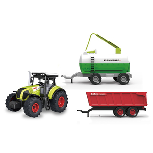 Modèle de <span class=keywords><strong>tracteur</strong></span> agricole <span class=keywords><strong>en</strong></span> plastique <span class=keywords><strong>John</strong></span> & Deered à friction 1/32 avec charrue - Product Image 4