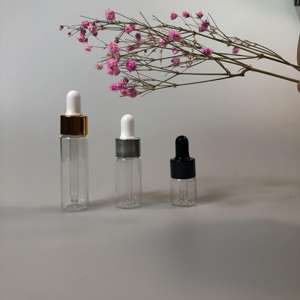 Flacons compte-gouttes carrés en verre haut de gamme 5ml 10ml 15ml pour sérum de luxe, huiles essentielles et cosmétiques - Product Image 6