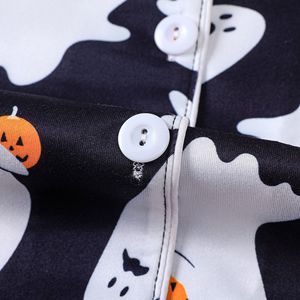 New Châu Âu mỹ của phụ nữ ngủ Halloween in ve áo ngắn tay áo Pajama quần short qua biên giới thương mại nước ngoài nhà - Product Image 4
