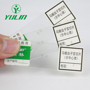 Diapositivas educativas preparadas Fábrica Biología Animal Parasitología Diapositivas biológicas Preparadas para uso en microscopio preparado para la universidad - Product Image 2